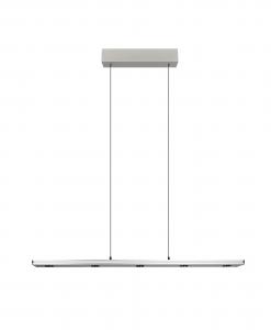 Подвесной светодиодный светильник TRIO, с регулировкой яркости, степень защиты IP20 Trio Leuchten, белый/никелированный