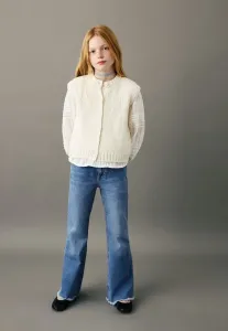 Детские расклешенные джинсы Mango Kids, Medium Blue