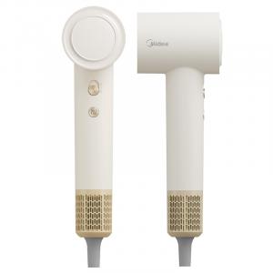 Фен 1300W 3.9 миллиарда плазма уход за волосами антистатик FG106 Midea, Iced Milk Coffee