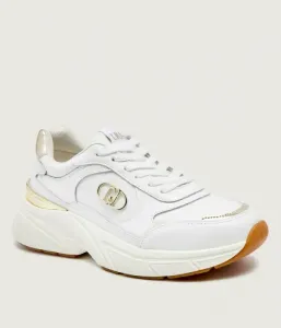 Кожаные кроссовки LJ01 01 Liu Jo, белый