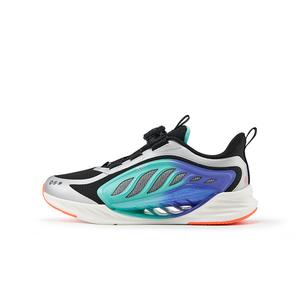 Детские кроссовки для бега X FLOW 8.0 с низким верхом, устойчивые к истиранию, дышащие и нескользящие XTEP, черный/серебряный