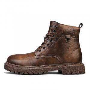 Dunnu Мужские ботинки Martin черно-коричневые, цвет Brown