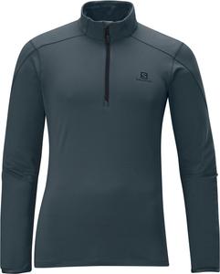 Толстовка Salomon Men's Discovery Half Zip Midlayer, Dark Cloud