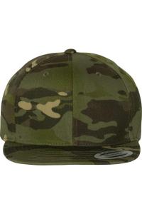 Кепка с плоским козырьком YP Classics Snapback, цвет multicam tropic