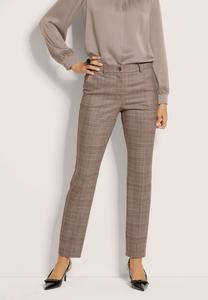 Чиносы SCHLANKE KARO MADELEINE, серо-коричневый