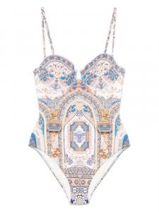 Camilla купальник на косточках, белый