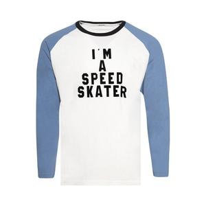 Футболка Bode Skater Tee 'Blue/Cream', синий