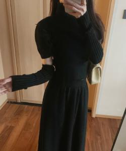 Aimoha -select-/Вязаный комплект с вязаными перчатками Aimoha - Select -, цвет Black