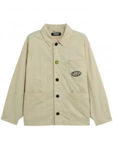 BARROW куртка-рубашка с логотипом, нейтральный