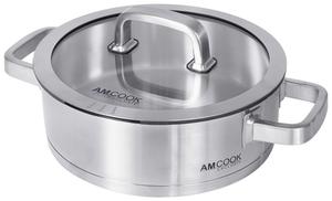 Кастрюля 3,0 л Am Cook, нержавеющая сталь