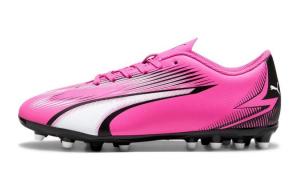 Футбольные бутсы Puma Ultra Play Kids для детей, Fierce Pink/Black/Playful Pink/White
