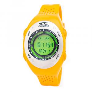 Оранжевые резиновые часы Chronotech, оранжевый