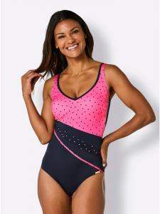 Sunmarin Купальник с принтом в сине-розовых тонах