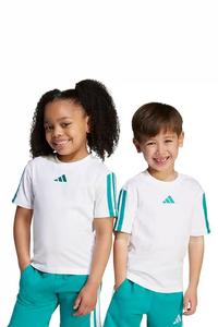 Детская хлопковая футболка Adidas, белый