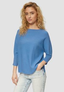 Джемпер WEICHER MIT 3/4-FLEDERMAUSÄRMEL s.Oliver, синий