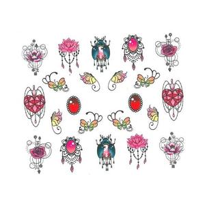 Моллилак, Водные наклейки для ногтей, Бн № 1184, Molly Lac