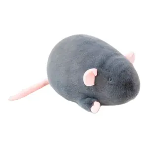 Креативная милая большая плюшевая кукла мышка высота 18cm/30cm/65cm XIAOCAIXIONG, темно-серый