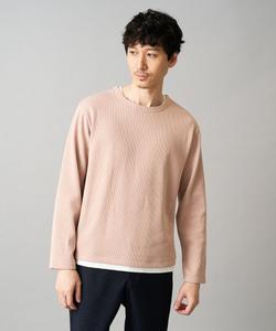 Легкий в уходе: многослойный флисовый топ из искусственной кожи Avv, цвет Pink