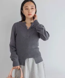Кардиган из двух частей с несколькими бюстье Jeanasis, цвет Charcoal Gray(18)