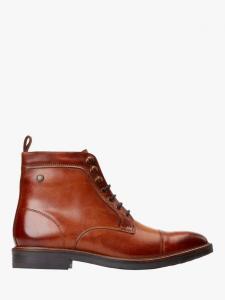 Повседневные кожаные ботинки Plymouth с шнуровкой Base London, Tan