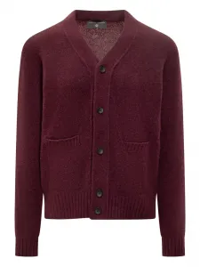 Кардиган lana с карманами Filippo De Laurentiis, красный