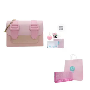 MERIMIES Сумка кросс-боди пшеничный золотистый порошок | розовое золото, Wheat Gold Powder | Pink Gold