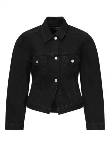 Джинсовая куртка на пуговицах JACQUEMUS, черный