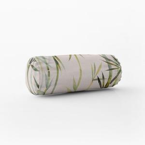 КРАСИВАЯ ЖИЗНЬ. Чехол на подушку Тихоокеанский бамбук, темно-бежевый, зеленый, размер 15х40 см (ØxШ), размер валика для шеи 15x40 см (ØxШ), размер валика для шеи Schöner-Leben