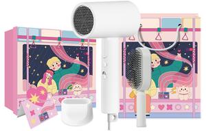 Фен для волос с отрицательными ионами H101 Mi, H101 White Festive Hair and Makeup Box