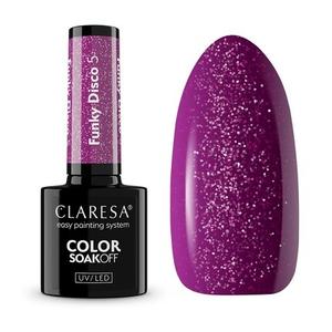 Soak Off Uv Led Funky Disco Гибридный лак для ногтей 5 г Claresa