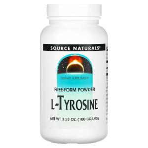 Source Naturals L-тирозин порошок произвольной формы 3.53 унций (100 г)