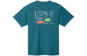 Футболка Unisex быстросохнущая MONTBELL, зеленый