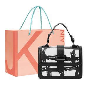 Женская сумка через плечо Jane Klain, Черный/Белый Клетчатый