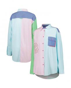 Женская рубашка на пуговицах Boston Red Sox Terez, красный