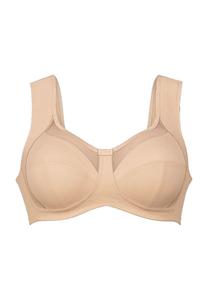 Бюстгальтер рельефный Clara, декоративный бантик, тюль, женский Anita, песочный