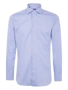 Поплиновая рубашка Barba, синий