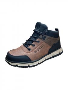 Bugatti Ботильоны на шнуровке коричневого цвета