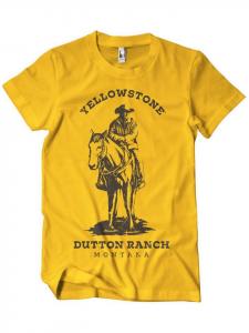 Золотая футболка yellowstone