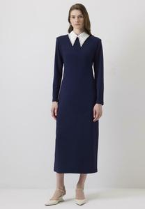 Платье Touché Privé WITH STONE DETAILED COLLAR, Navy Blue/Dark Blue