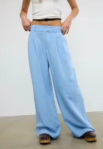 Брюки в деревенском стиле с регулируемыми пуговицами Stradivarius, Light Blue