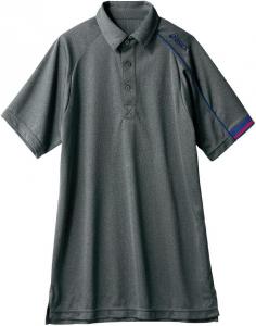 Футболка-поло ASICS CHM305 унисекс, синий/угольный