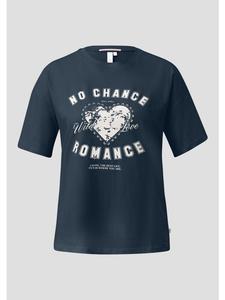 QS Футболка цвета 58D0_темно-синий