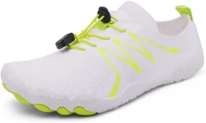 Мужские кроссовки для трейлраннинга и активного отдыха Qacksv, быстросохнущие, дышащие, противоскользящие, белые