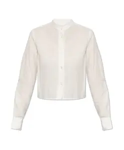 Короткая рубашка в полоску Officine Gãnãrale, белый