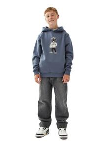 Худи Band of Rascals BAND OF RASCALS HOODED GOAT, Dove-Blue/Blue-Grey