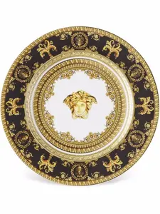 Тарелка baroque nero, 18 см, Versace, белый