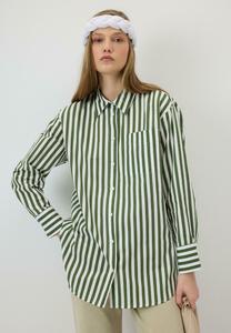 Блуза Touché Privé STRIPED WITH POCKETS, Green