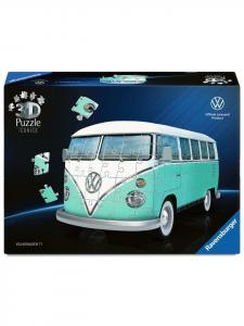 Пазл Ravensburger из 162 деталей, конструктор Iconics: Volkswagen T1 в красочном исполнении