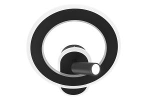 Светодиодная настенная лампа Novel, 32x37x11 см, черный