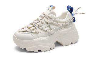 Кроссовки женские толстые низкие Woos Bobo, белый